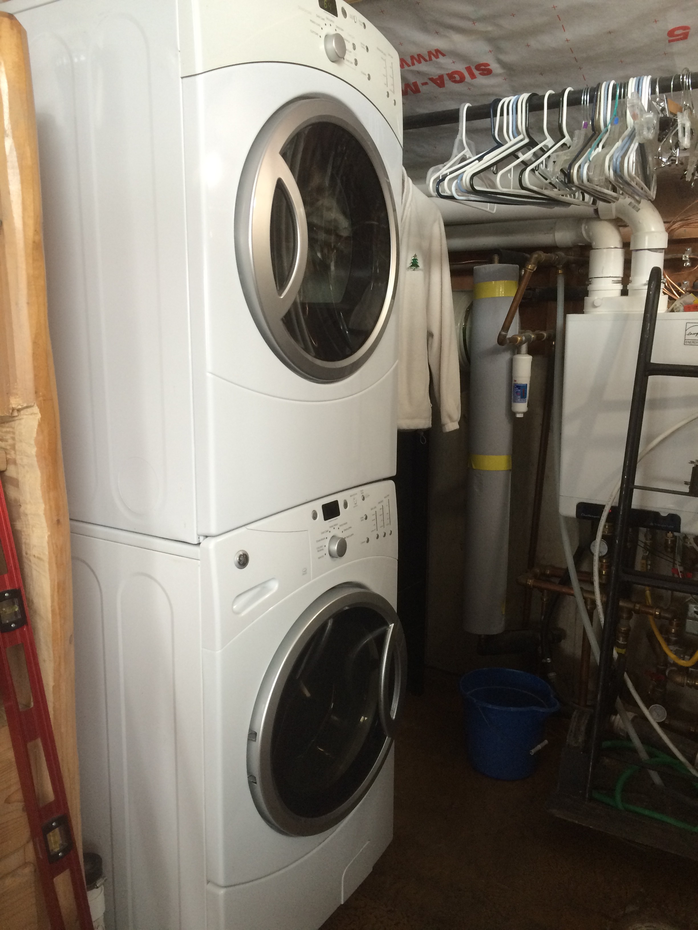 New GE Stacked Washer and Dryer Twinsprings Research Institute