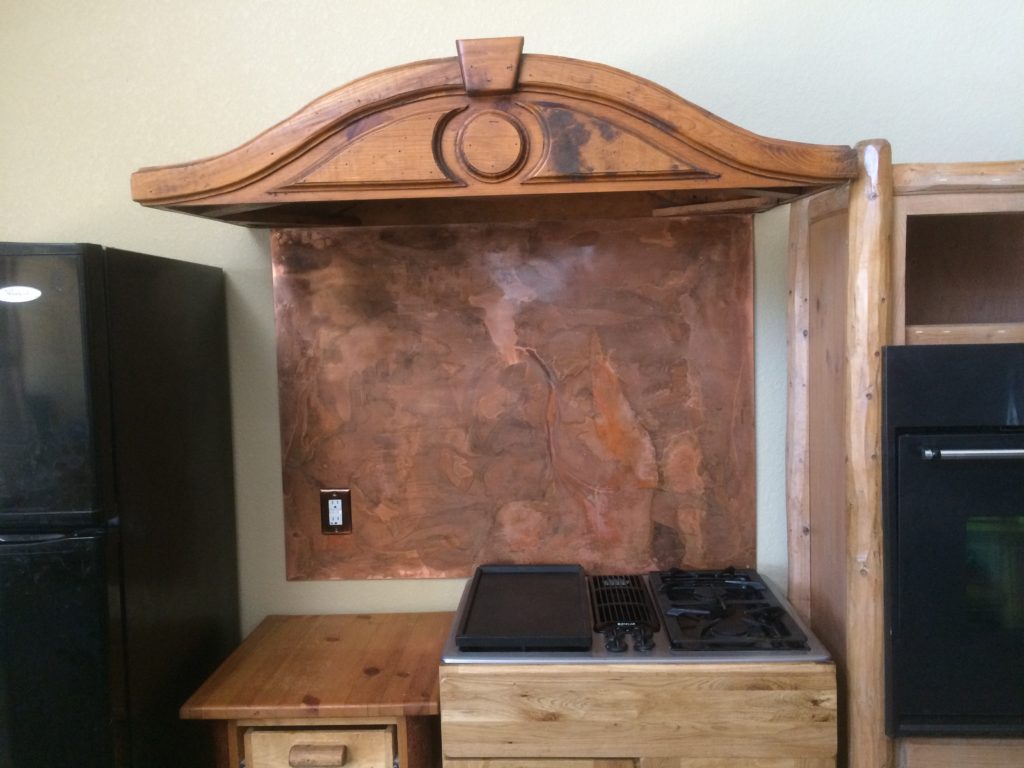 Aged Copper Kitchen Backsplash Twinsprings Research Institute